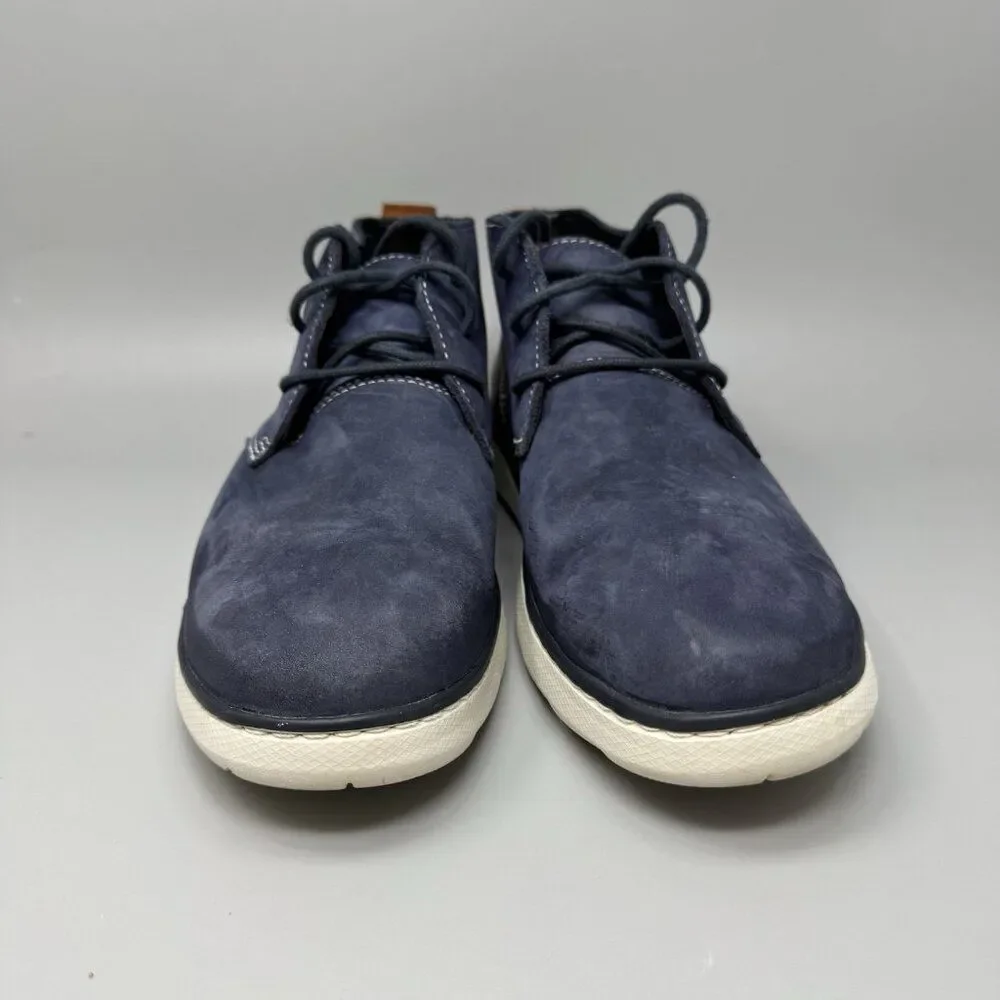 Johnston & Murphy Farley Chukka Boot Navy Oiled Nubuck Size 10.5 Men’s